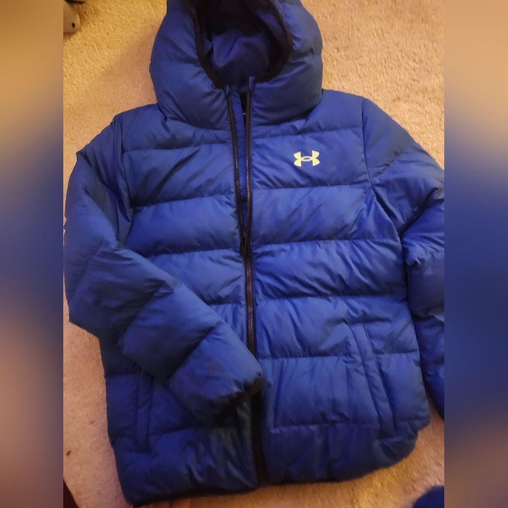 Under Armour Kids Vibrant Blue Puffer Coat